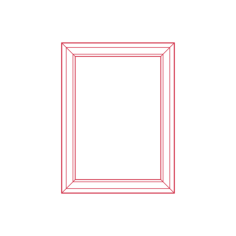 Objects Picture Frames Ikea Knoppang Frame Tabletop Small Tracing Svg Vector, Free Vectors File